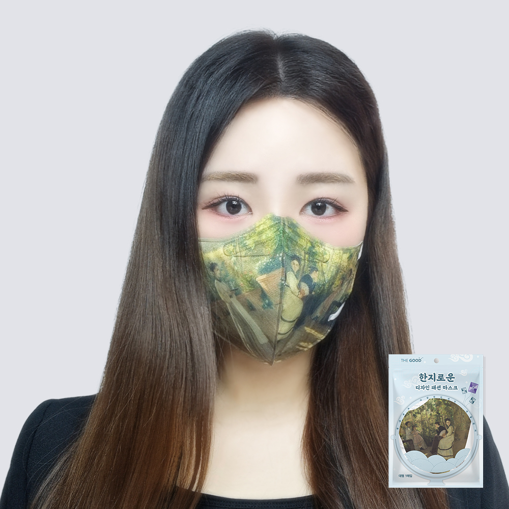한지로운 명화 패션 마스크 (1매입 / 대형)(10가지디자인)