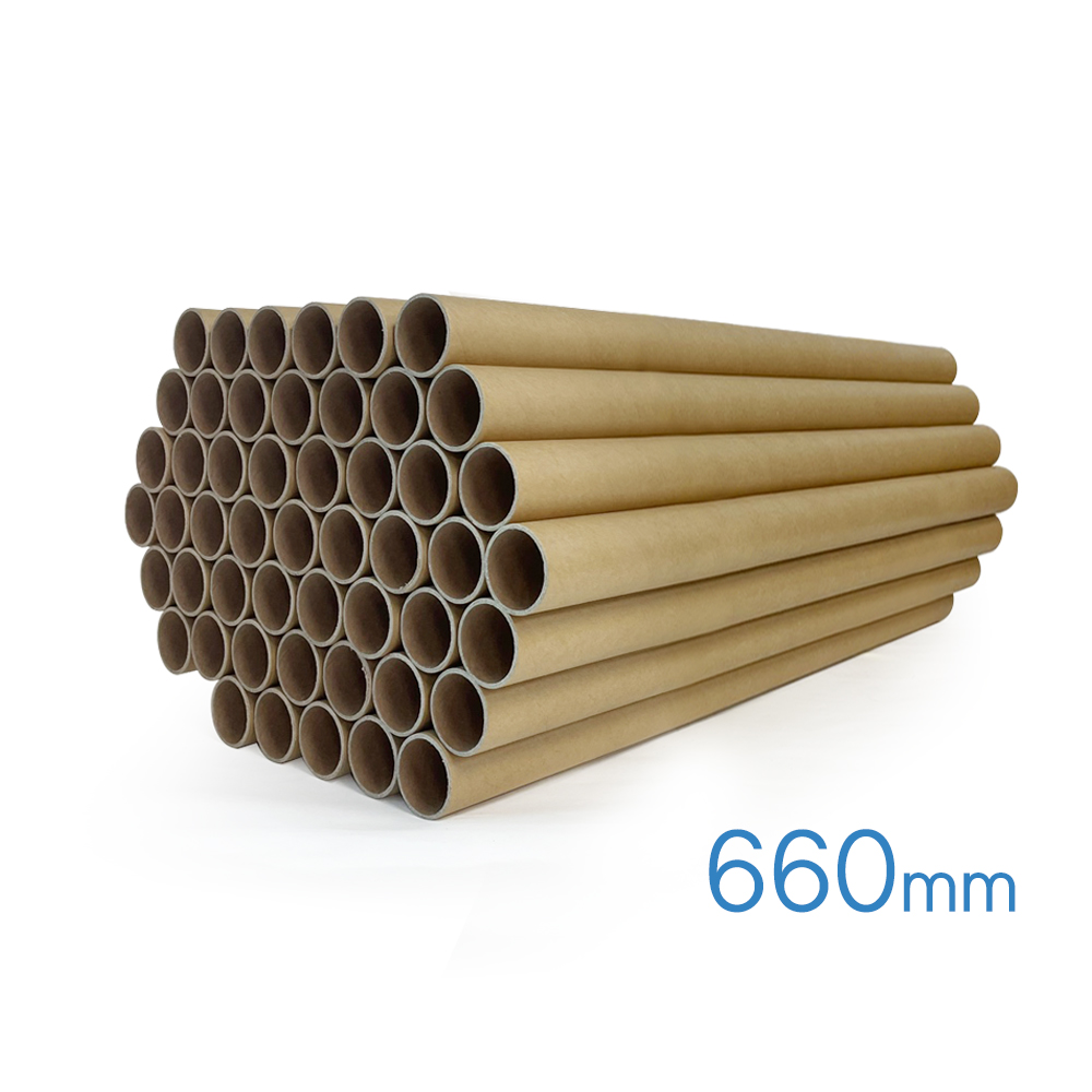 50개묶음) 내경38mm 길이660mm [2t] 지관통 얇고긴 지관통 뚜껑없음