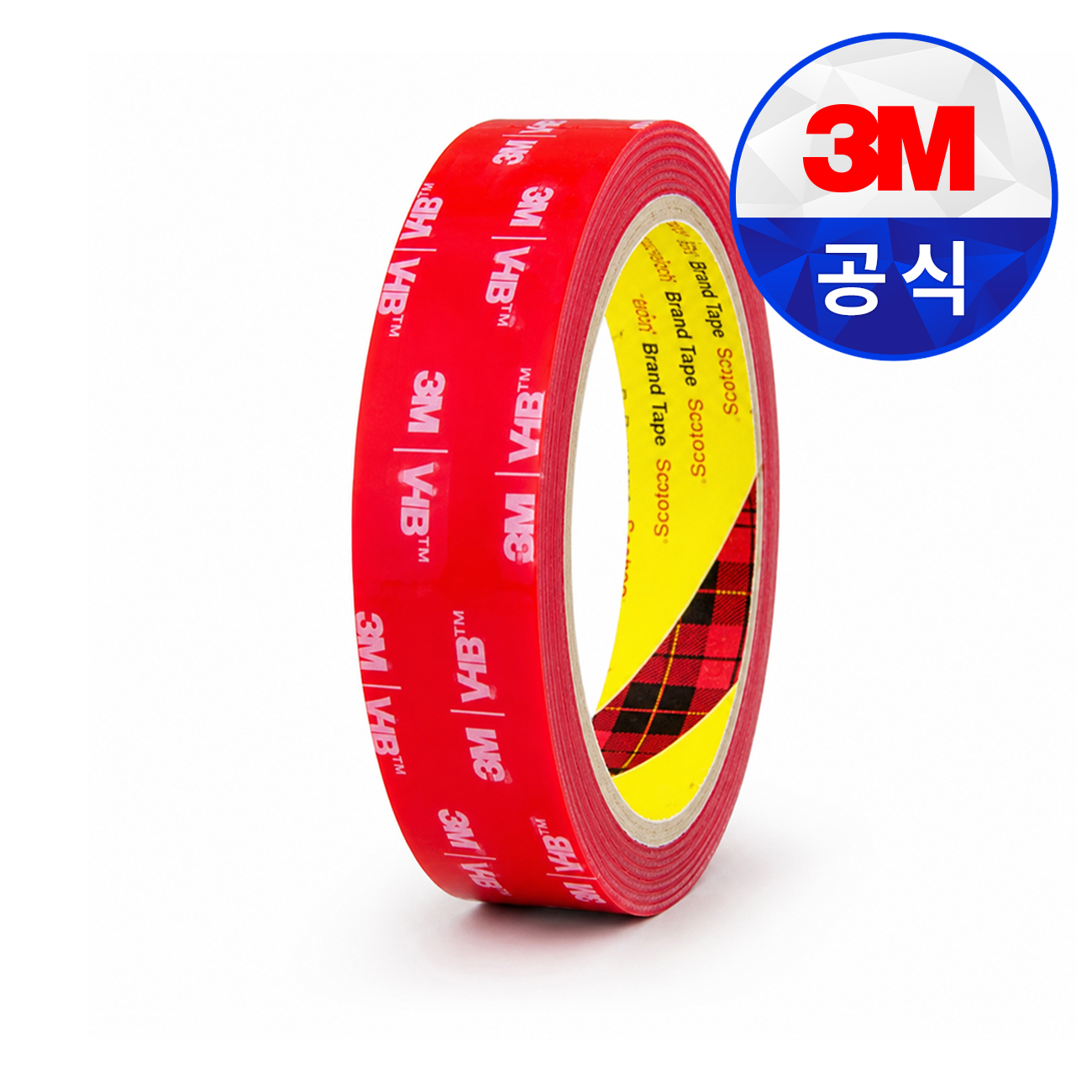 3M VHB 양면테이프 투명 초강력 4910 아크릴 두꺼운 폼테이프 25mmX1.5M